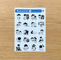Mushroom Cat Stickers from 4legs