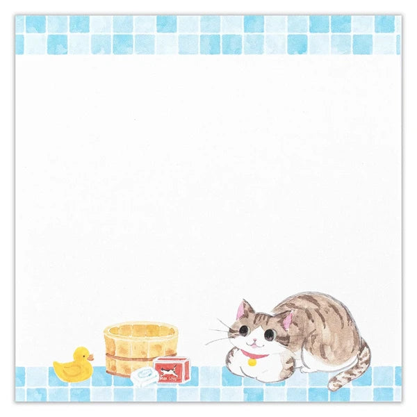 Note Pad Yunosuke at the Bath