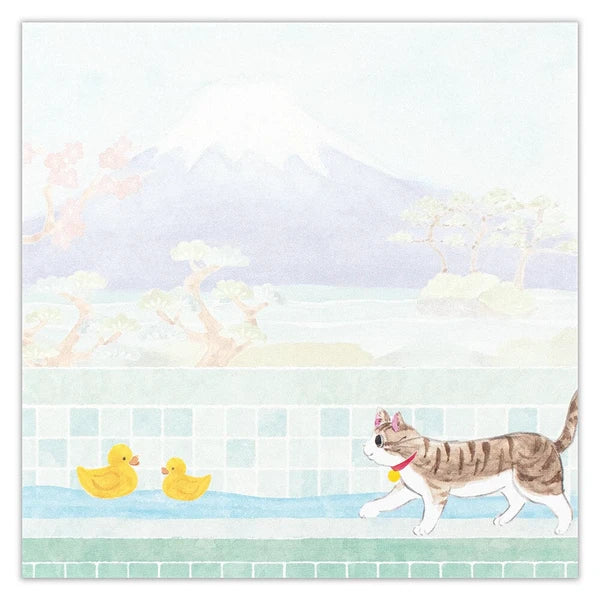 Note Pad Yunosuke at the Bath