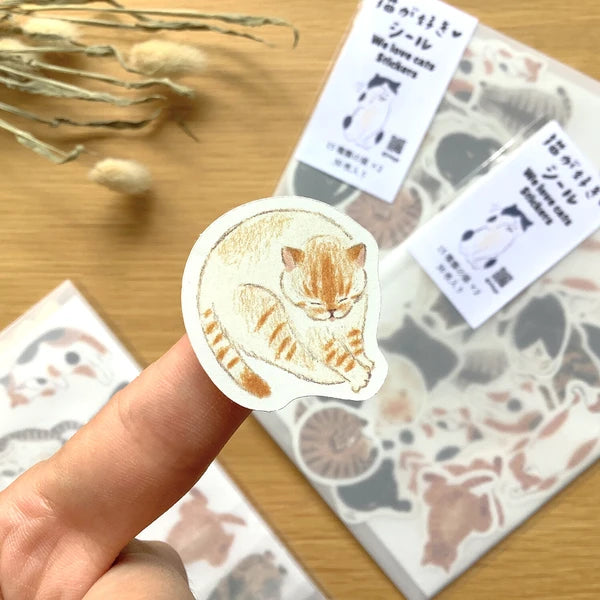 I Like Cats Sticker Set