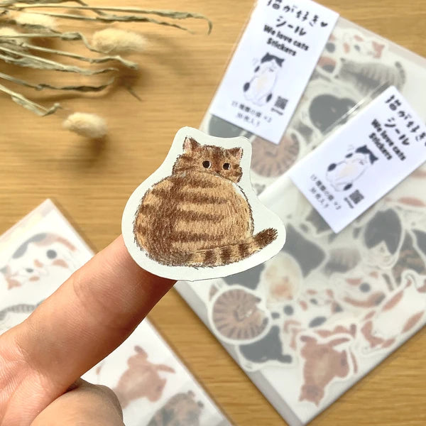 I Like Cats Sticker Set