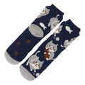 Women's Lined Cat Crew Socks