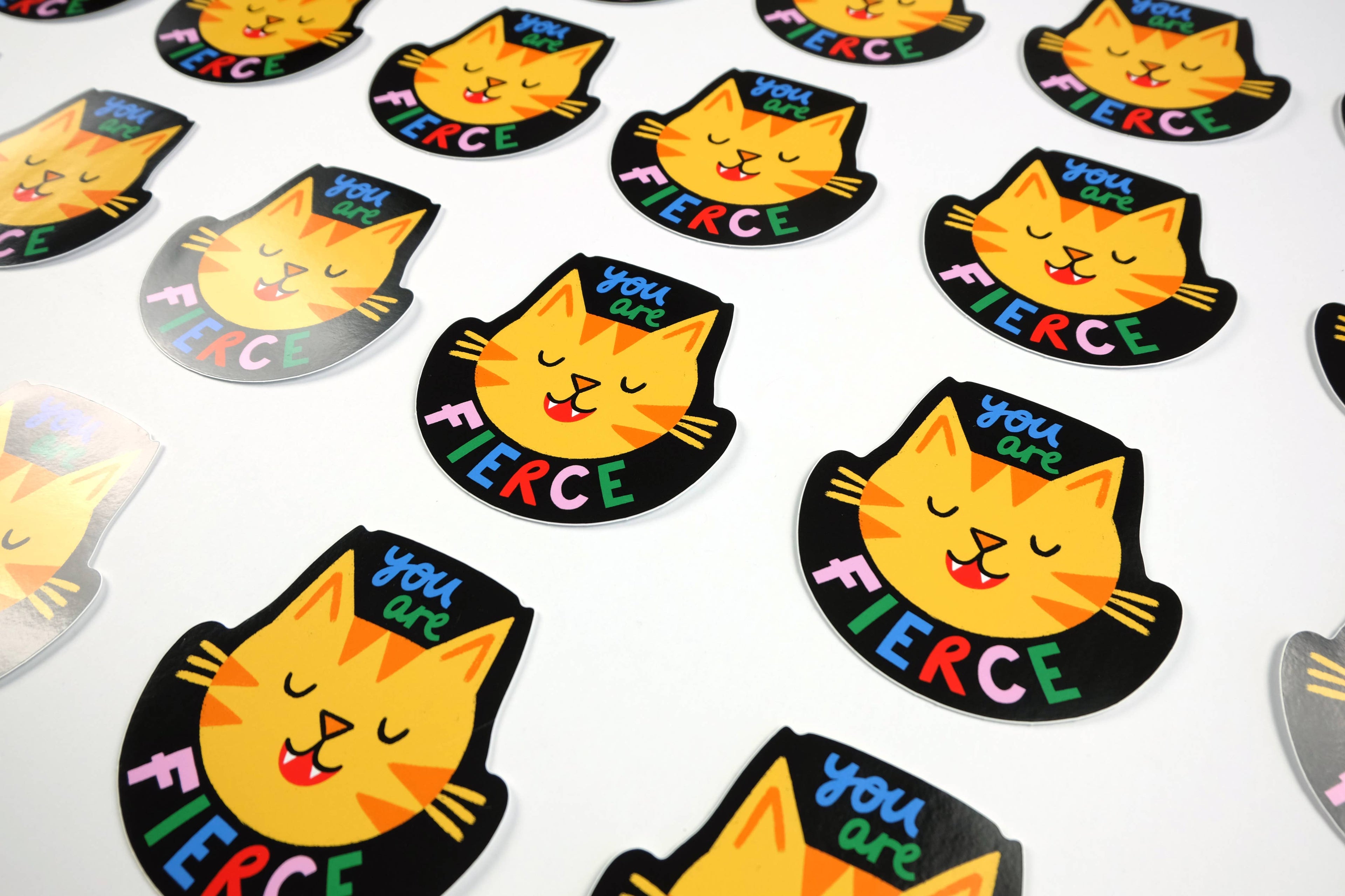 You Are Fierce - Colourful Vinyl Sticker