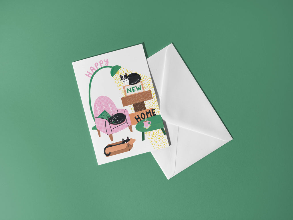 Happy New Home-  Celebration Greeting Card 