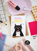 Hello Baby- New Baby Celebration Greeting Card 