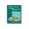 Cat in Suitcase Greeting Card