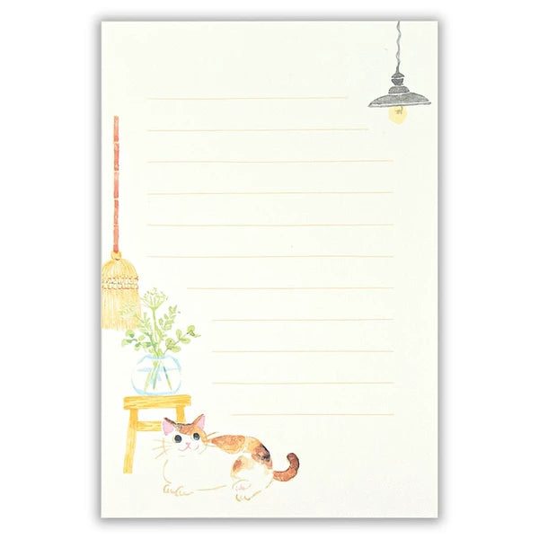 Set of 4 Cat Notecards