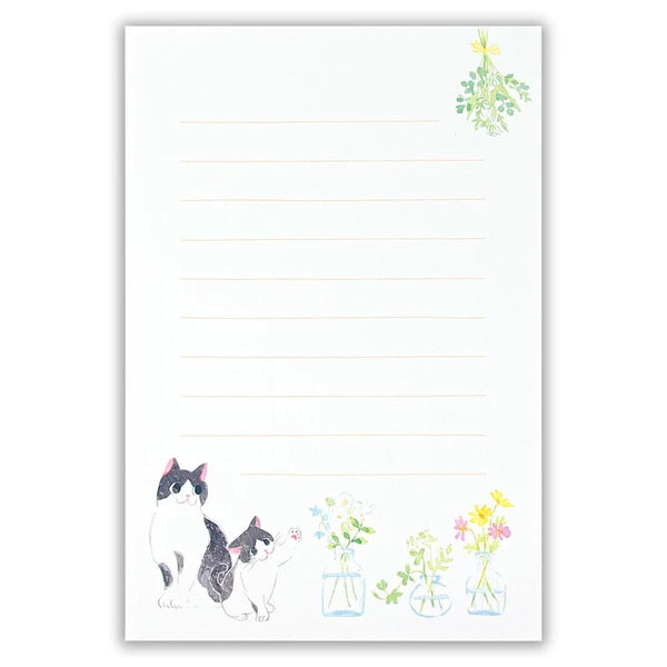 Set of 4 Cat Notecards
