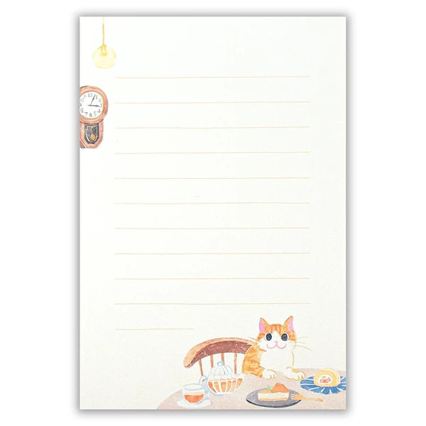 Set of 4 Cat Notecards