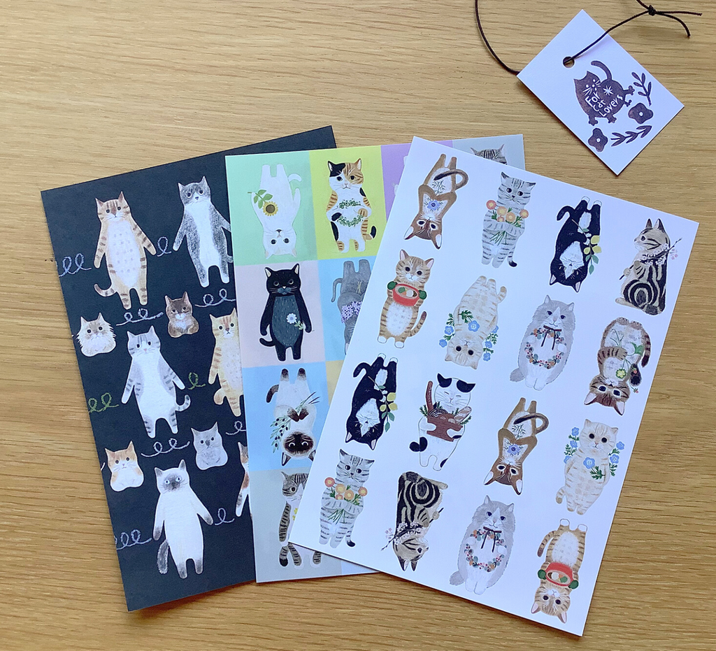 "For Cat Lovers" Letter Set