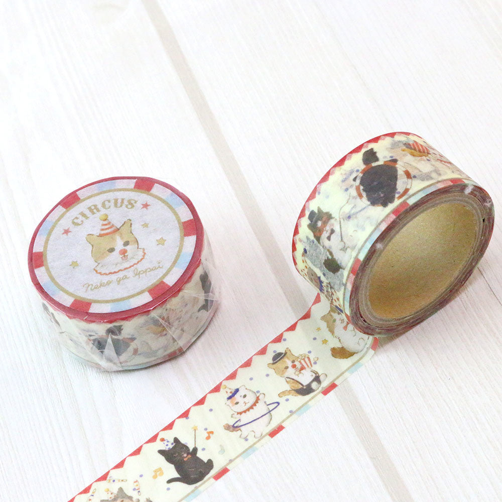 Cat Circus Washi Tape