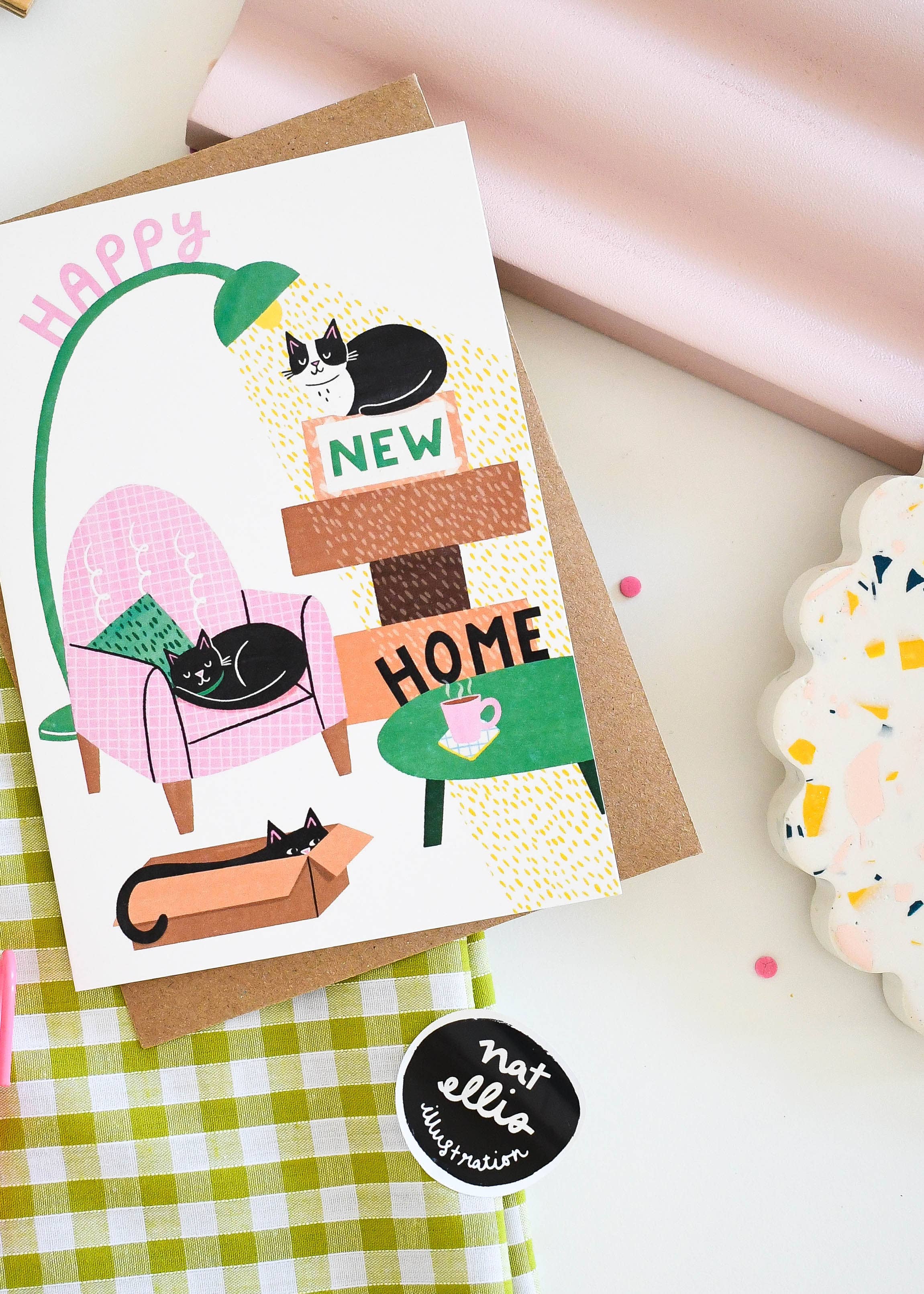 Happy New Home-  Celebration Greeting Card 