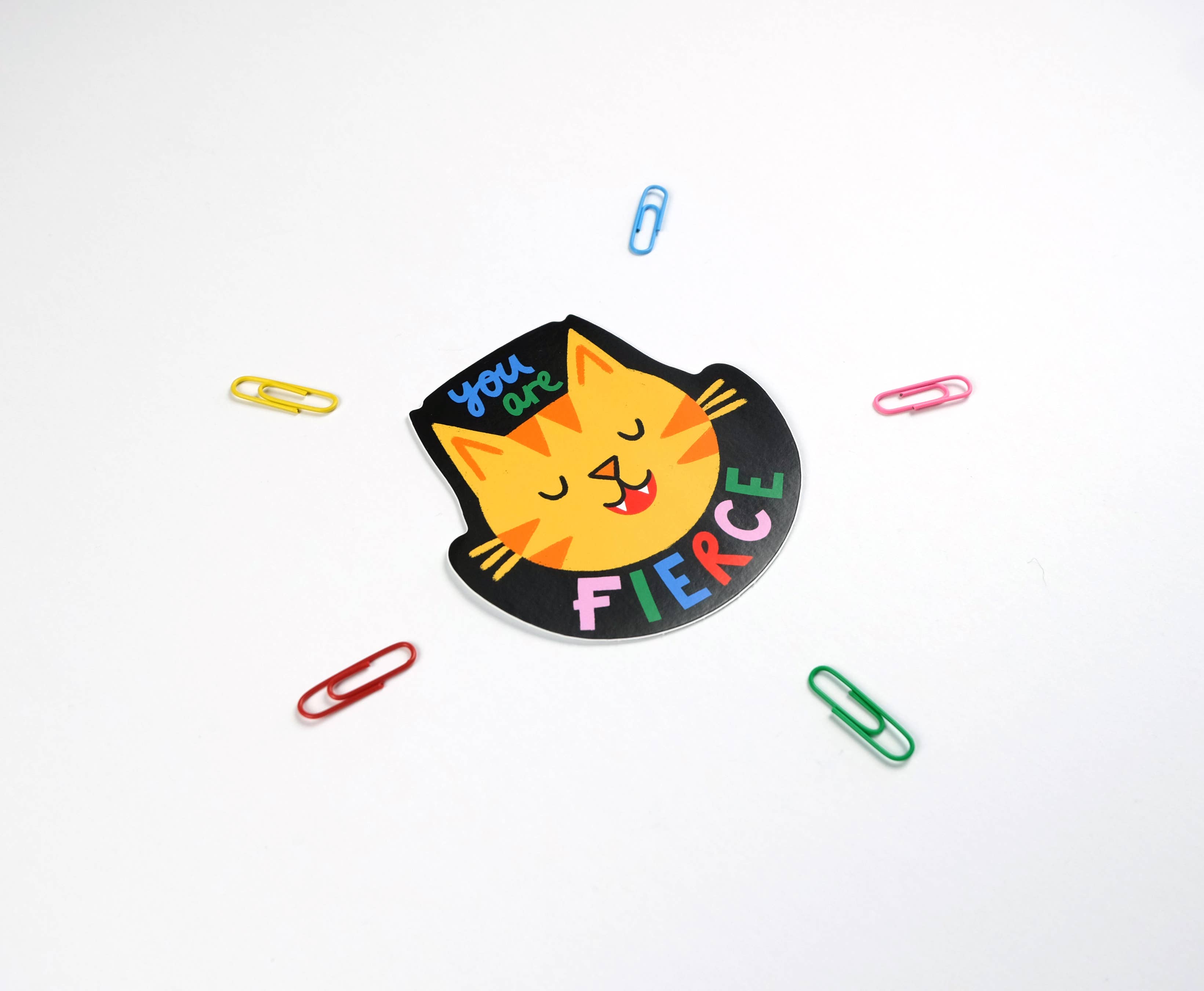 You Are Fierce - Colourful Vinyl Sticker