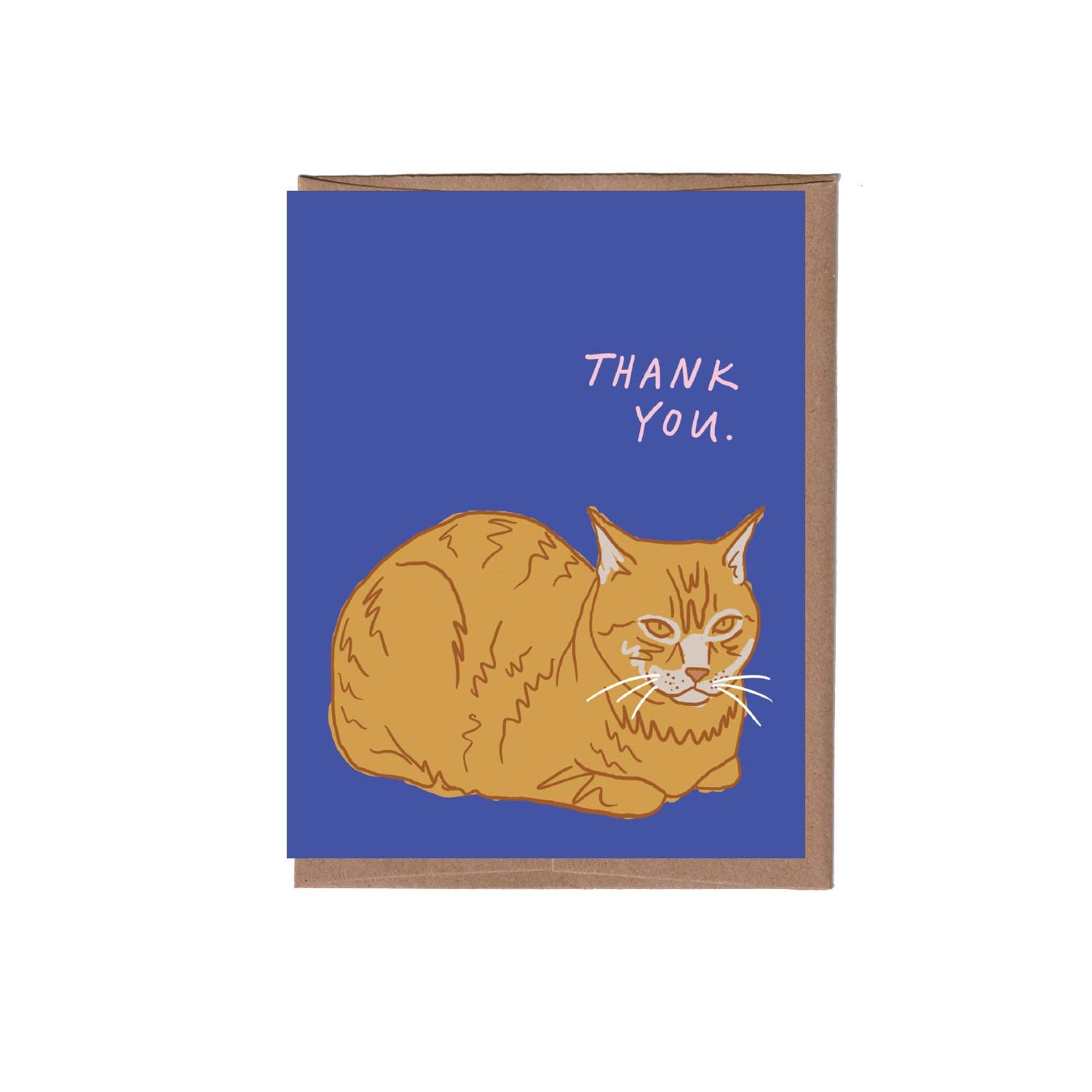 Loaf Cat Thank You Greeting Card