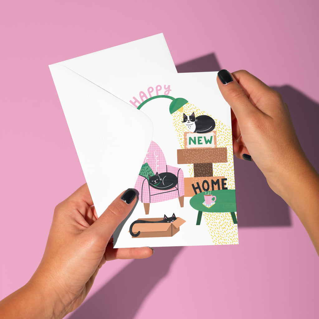 Happy New Home-  Celebration Greeting Card 