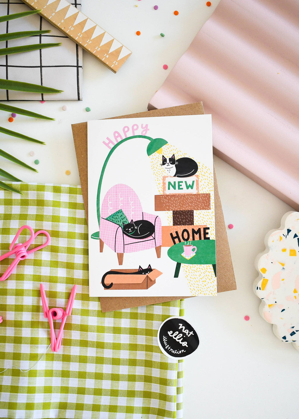 Happy New Home-  Celebration Greeting Card 