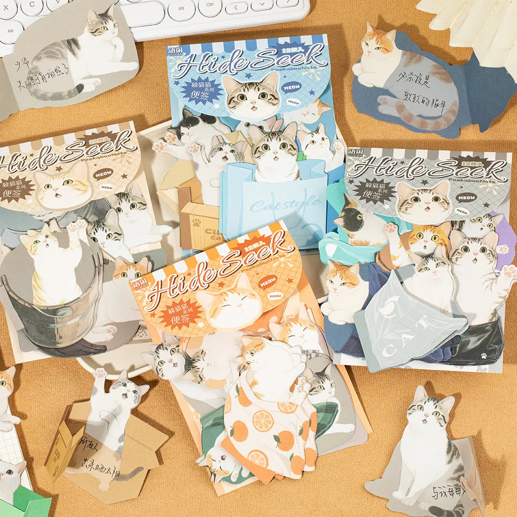 Sets of cat sticky notes 
